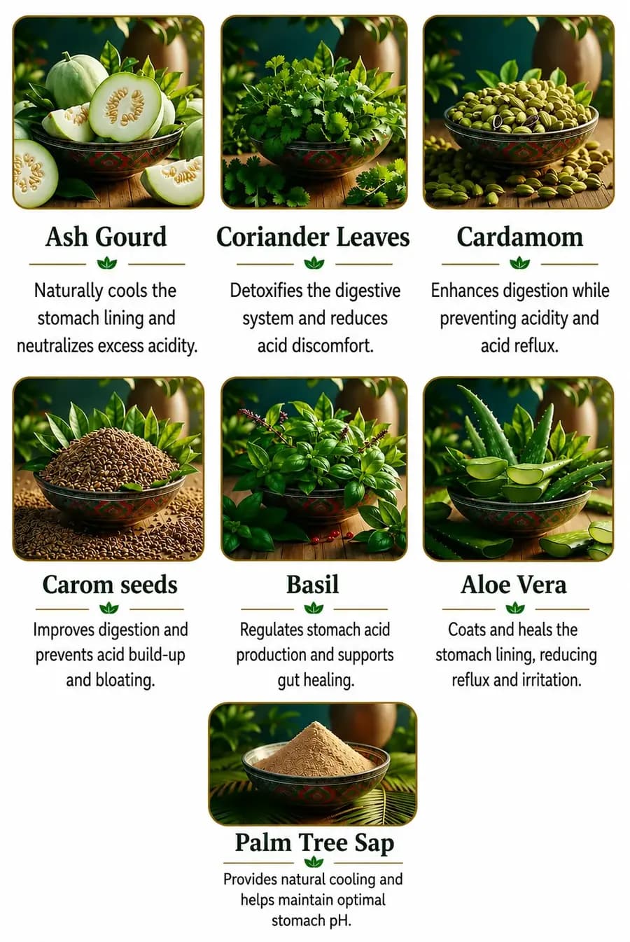 Illustrated ingredients of Ash Gourd Drink Mix